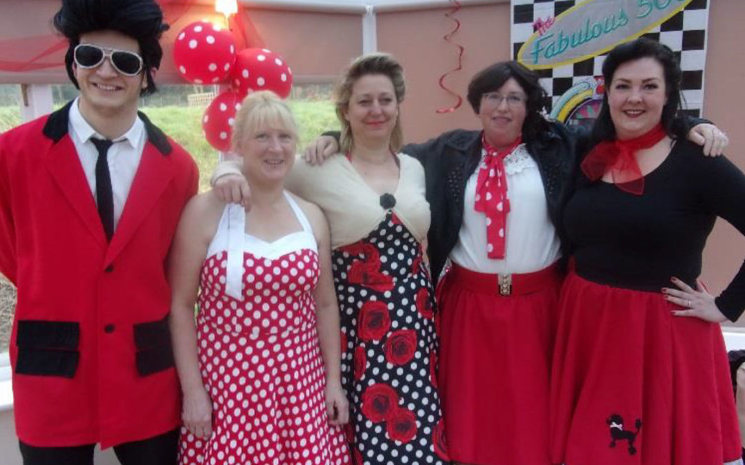 Dreamboats and Petticoats show at Loose Valley Care Home
