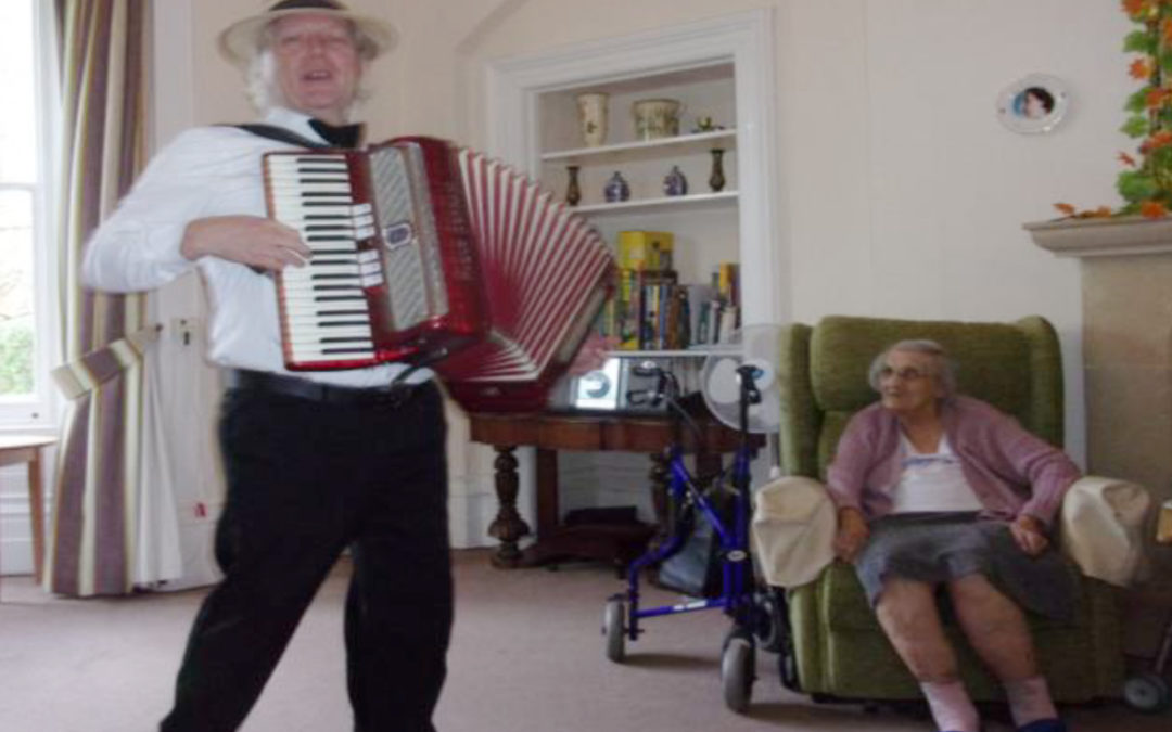 Brilliant Bing entertains at Loose Valley Care Home