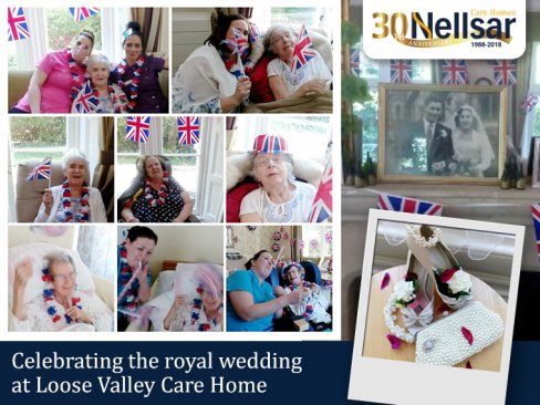 Celebrating the royal wedding at Loose Valley Care Home