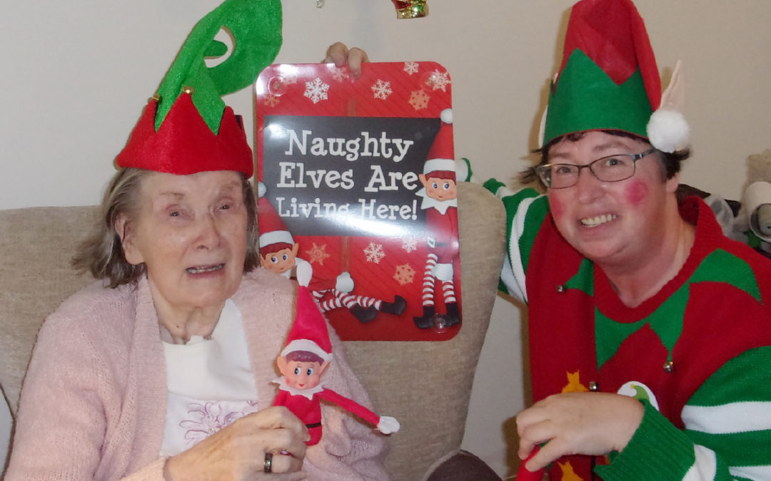 Team Elf Challenge at Loose Valley Care Home