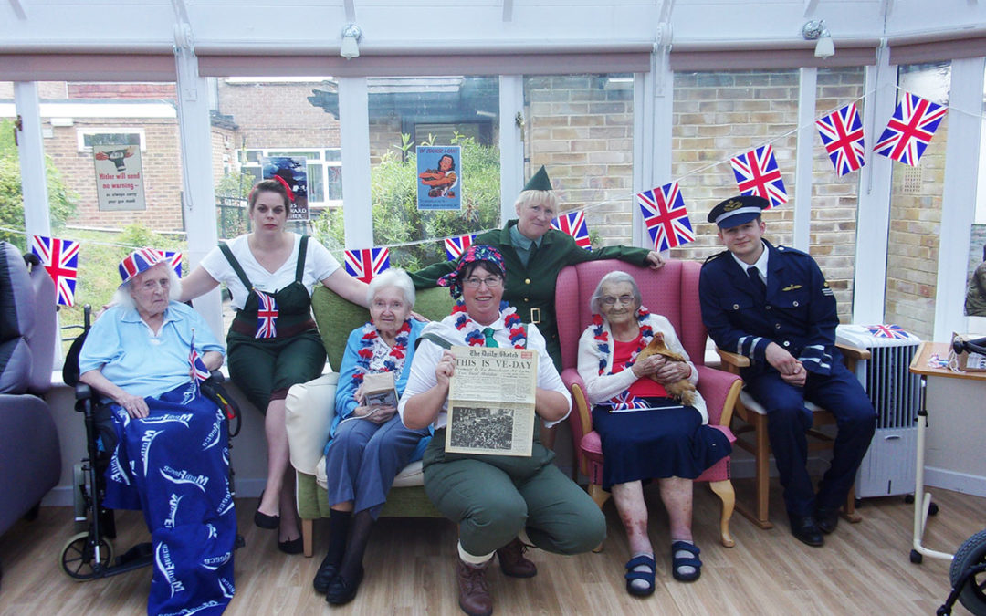 Celebrating VE Day in style at Loose Valley Care Home