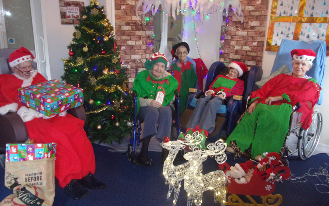Loose Valley Care Home have Christmas all wrapped up