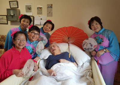 Chinese Dancers visit Loose Valley Care Home 2
