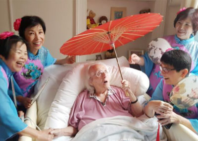 Chinese Dancers visit Loose Valley Care Home 4