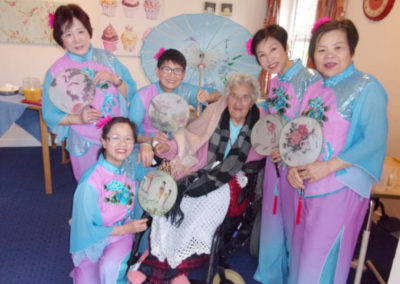 Chinese Dancers visit Loose Valley Care Home 6