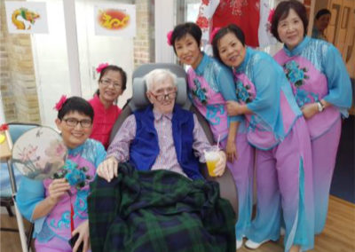 Chinese Dancers visit Loose Valley Care Home 7
