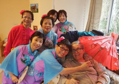 Chinese Dancers visit Loose Valley Care Home 8