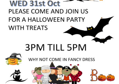 Loose Valley Halloween party poster