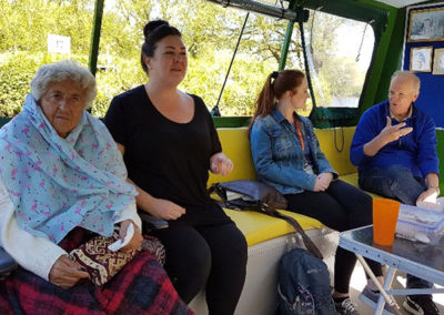 Loose Valey Care Home boat trip on the river Medway 2