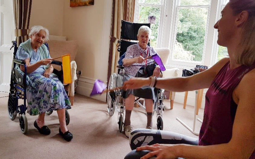Music and exercise at Loose Valley Care Home