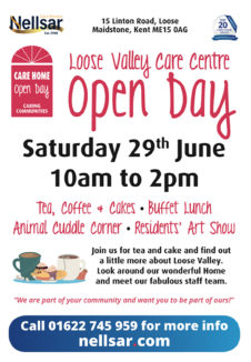 Poster promoting Loose Valley's Open Day