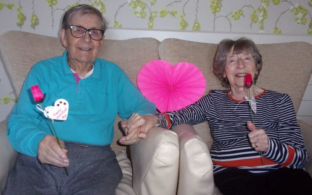Valentines love at Loose Valley Care Home