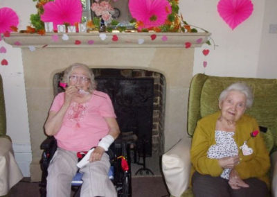 Celebrating Valentines Day at Loose Valley Care Home 1