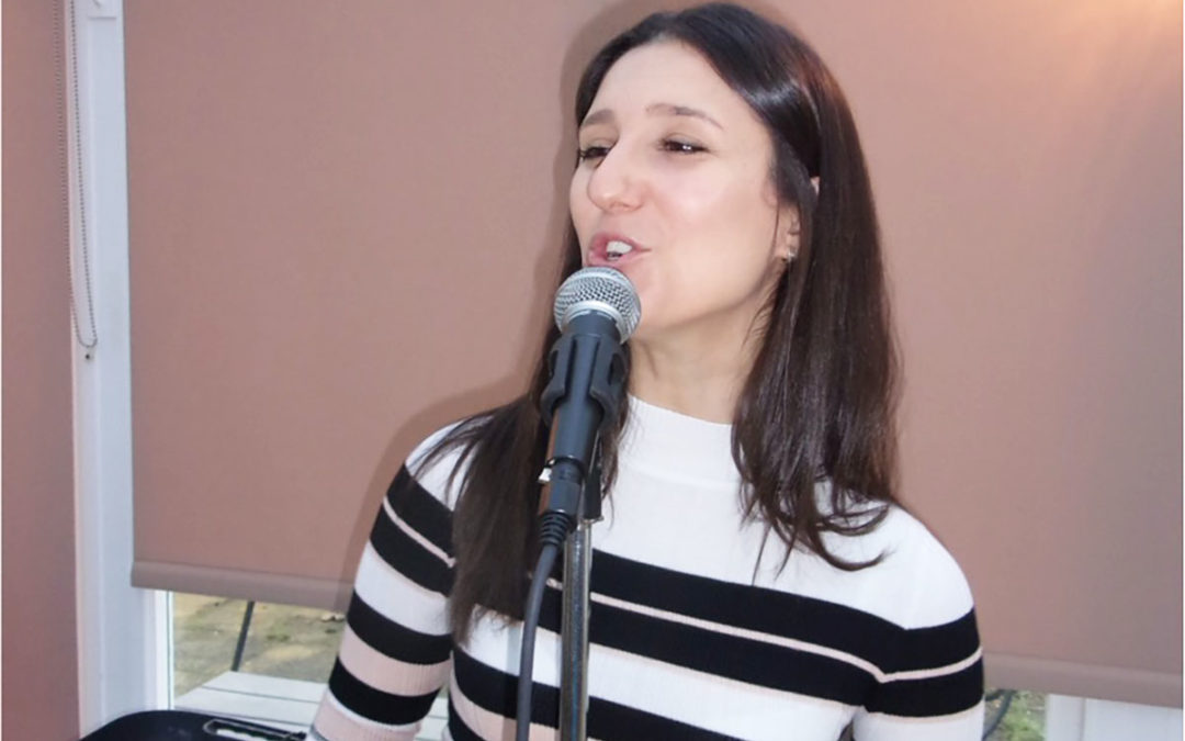 Steph sings the 60s at Loose Valley Care Home