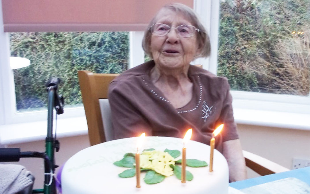 Birthday celebrations and jigsaws at Loose Valley Care Home