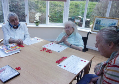 Musical bingo at Loose Valley Care Home 1