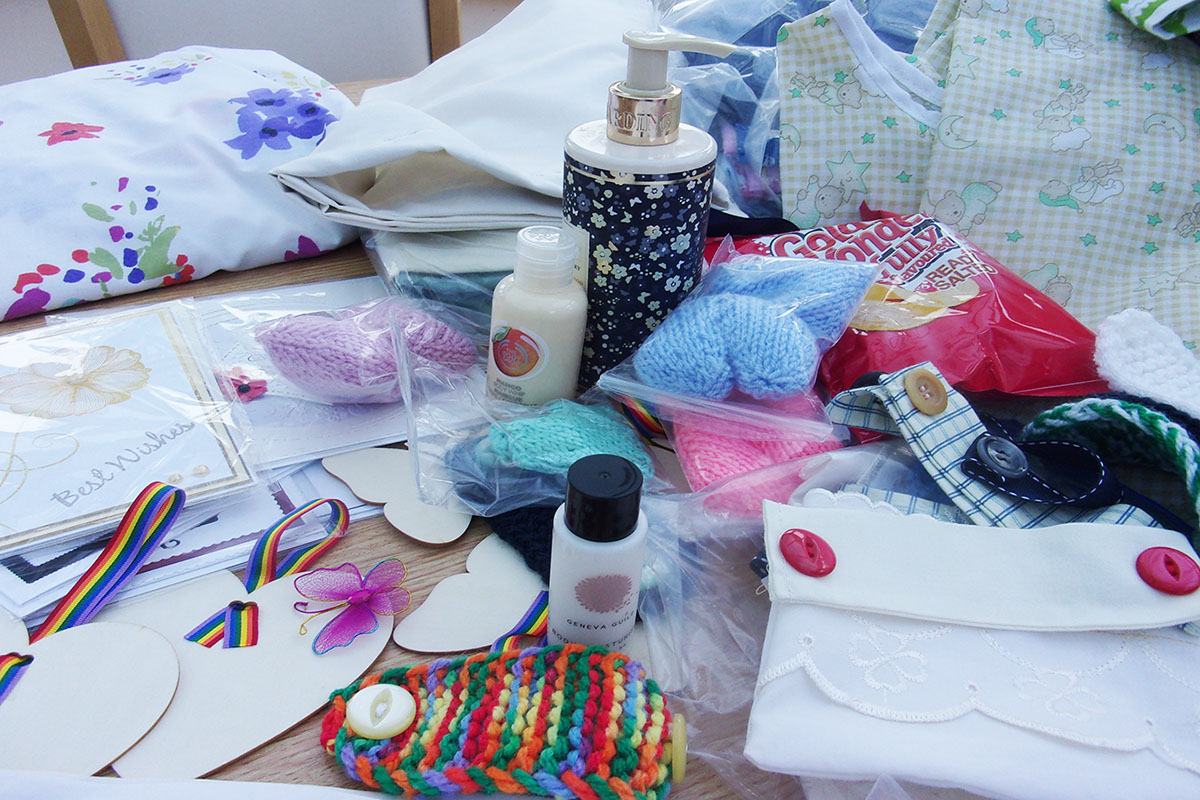 Loose Valley Care Home receive amazing gifts from Maidstone Sewing Club