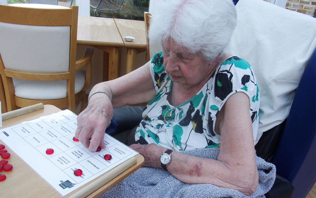 Musical Bingo at Loose Valley Care Home