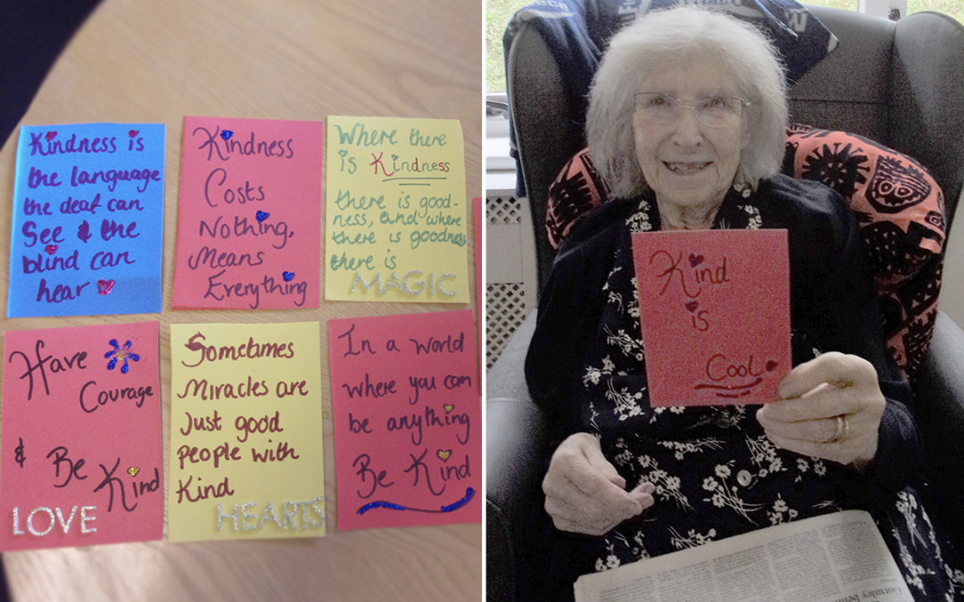 Celebrating Random Acts of Kindness Day at Loose Valley Care Home