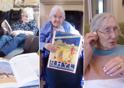 Loose Valley Care Home residents enjoying a seaside themed day