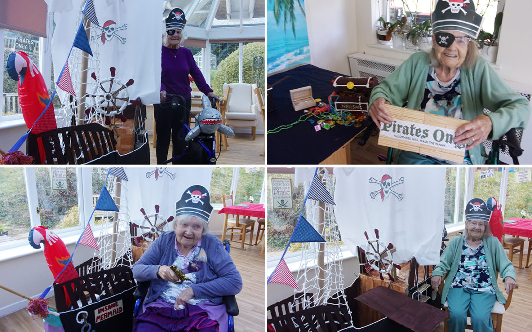 A perfect day for pirates at Loose Valley Care Home