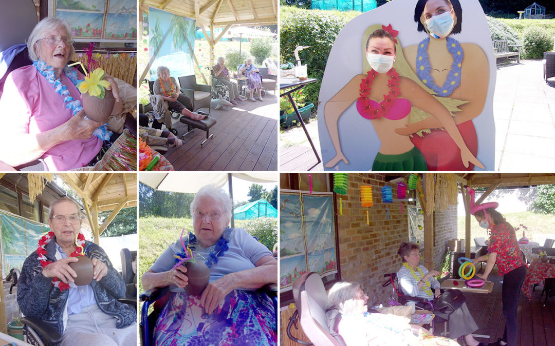 Loose Valley Care Home residents enjoy a Caribbean Day
