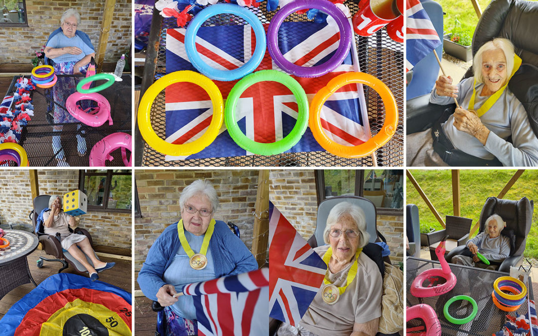 Garden Olympics at Loose Valley Care Home