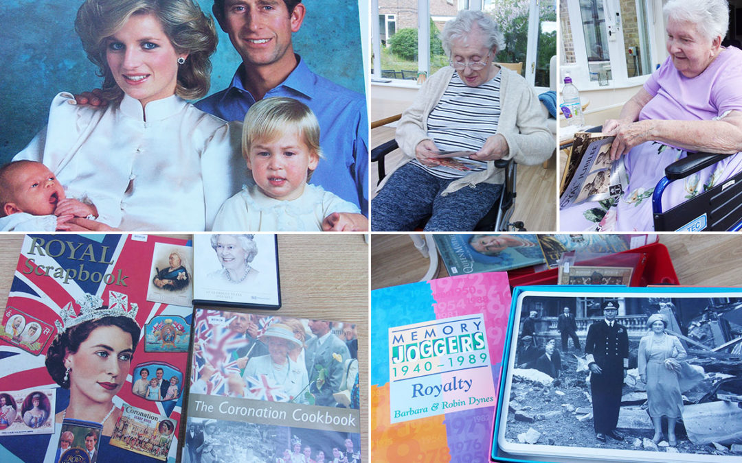 Loose Valley Care Home residents enjoy a royal themed Red Box Library