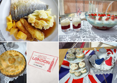 English themed lunch and afternoon tea at Loose Valley Care Home