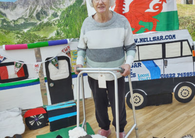 Loose Valley Care Home residents go virtual camping in Wales 1