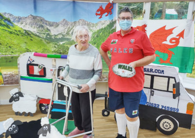 Loose Valley Care Home residents go virtual camping in Wales 3