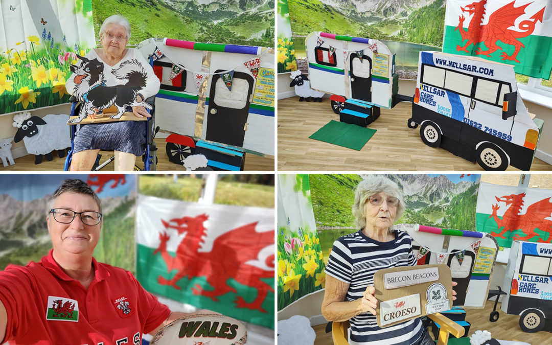 Loose Valley Care Home residents go camping in Wales