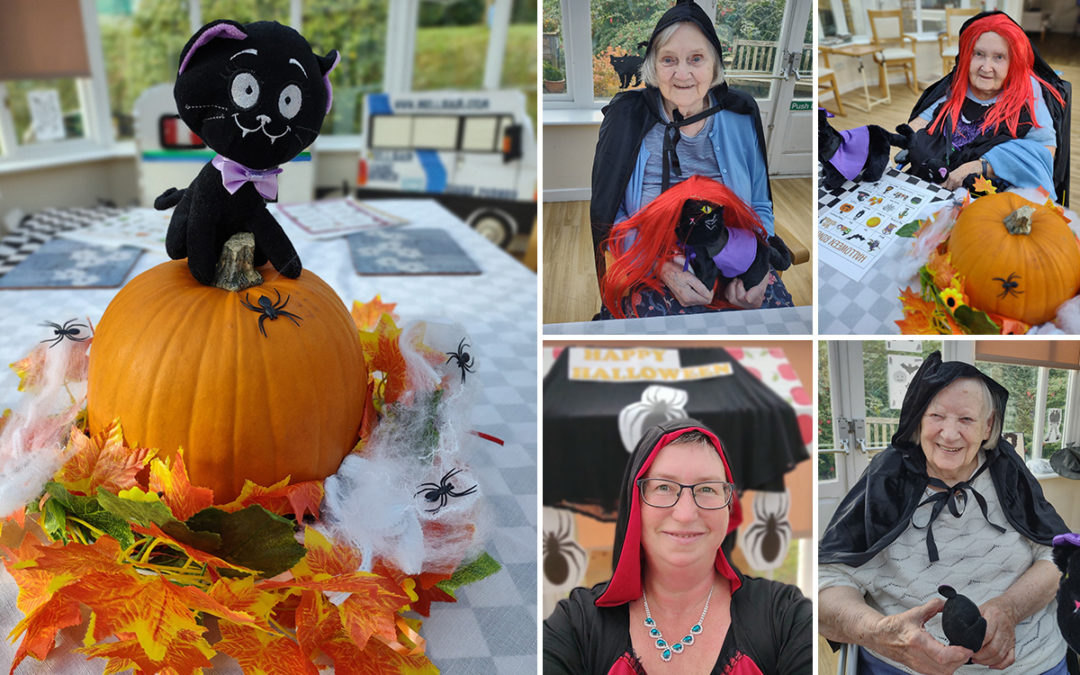 Celebrating Halloween at Loose Valley Care Home