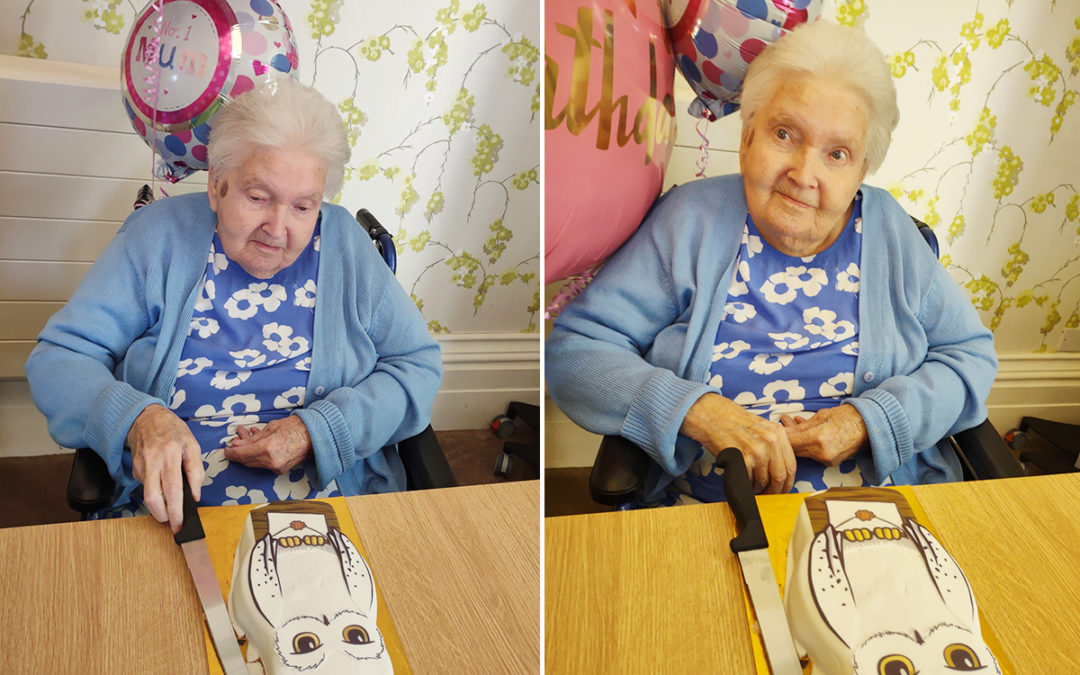 Magical birthday wishes for Phylis at Loose Valley Care Home