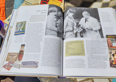 VE Day historical book at Loose Valley Care Home