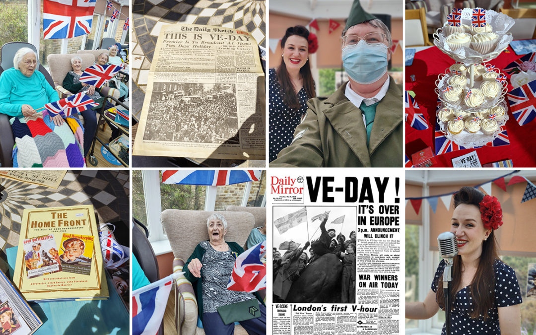 Loose Valley Care Home residents celebrate VE Day anniversary