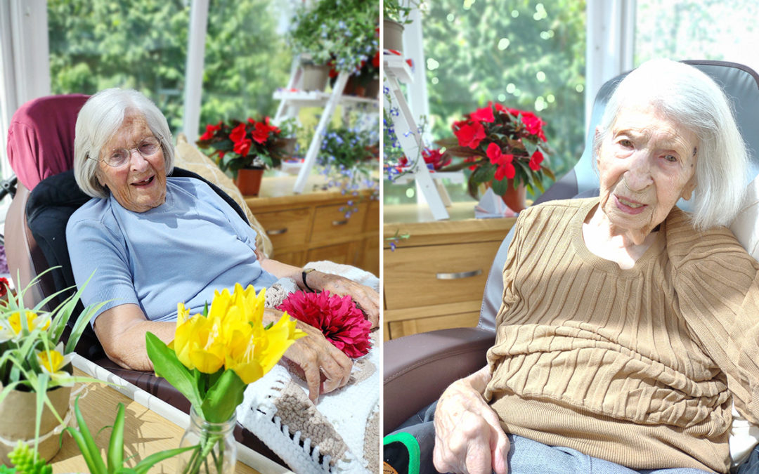 Celebrating the Chelsea Flower Show at Loose Valley Care Home