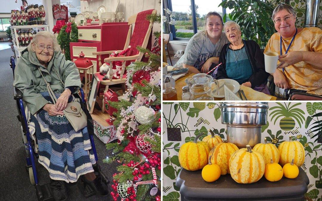 Loose Valley Care Home residents enjoy Millbrook Garden Centre