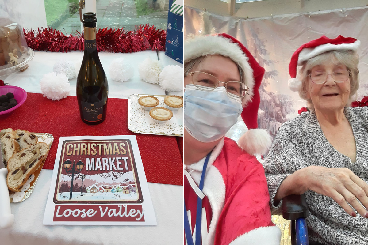 Christmas market at Loose Valley Care Home