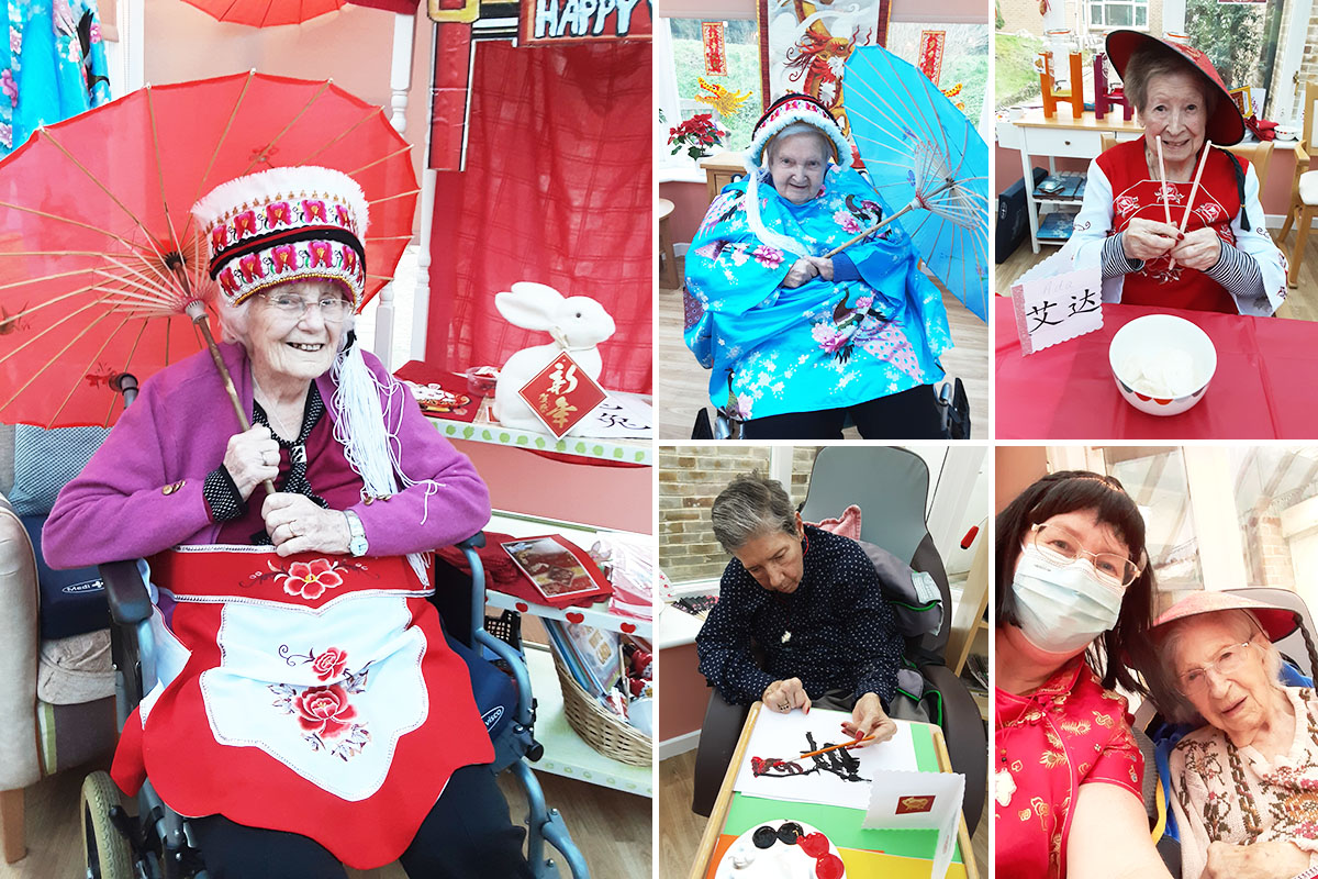 Chinese New Year celebrations at Loose Valley Care Home