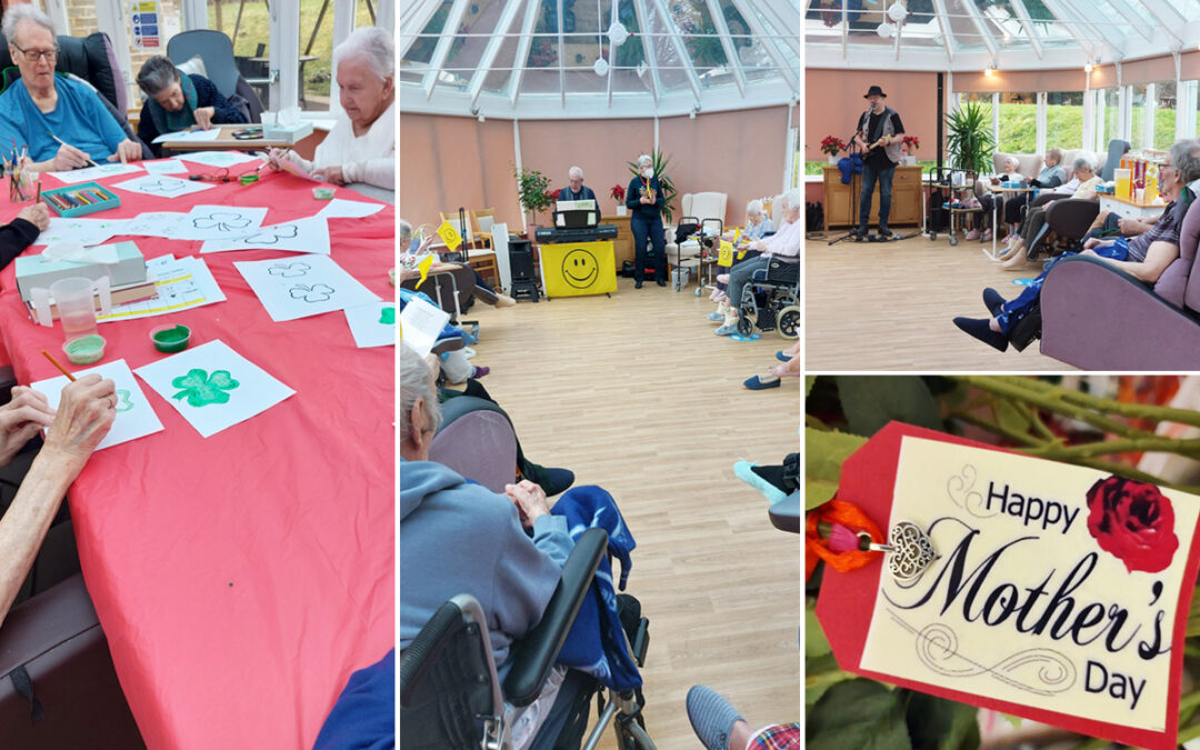 Loose Valley Care Home residents enjoy creative and music activities