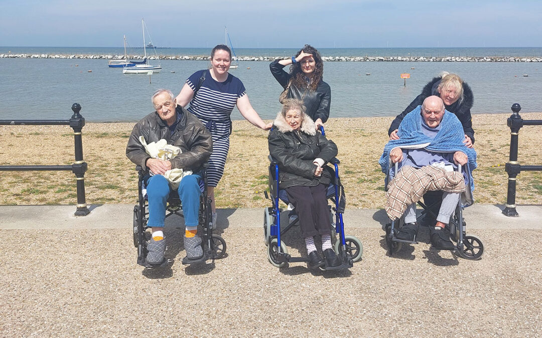Loose Valley Care Home residents take a trip to Herne Bay