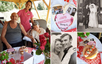 Special wedding anniversary celebrations at Loose Valley Care Home
