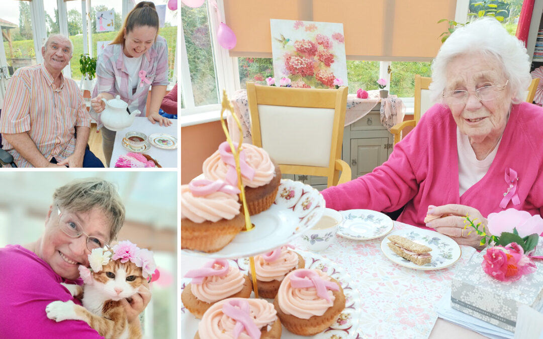 Loose Valley Care Home Wear it Pink for Breast Cancer Awareness