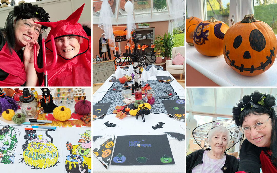 Celebrating Halloween at Loose Valley Care Home
