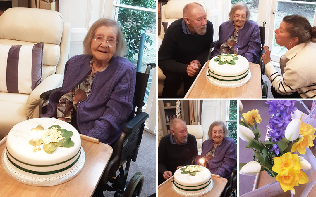 Loose Valley Care Home celebrates Marjories 103rd birthday