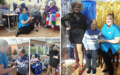Sherbet Dip performs at Loose Valley Care Home