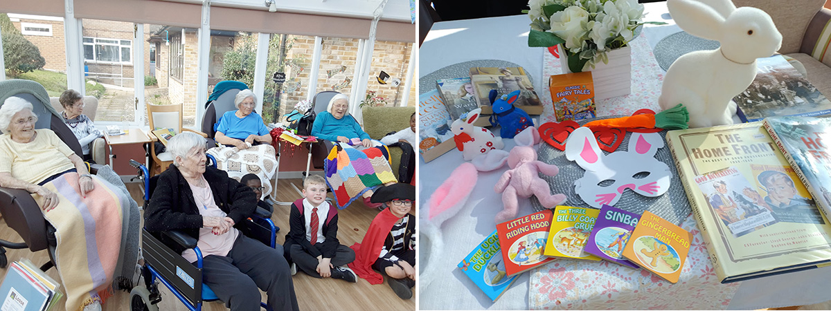 Celebrating World Book Day at Loose Valley Care Home 