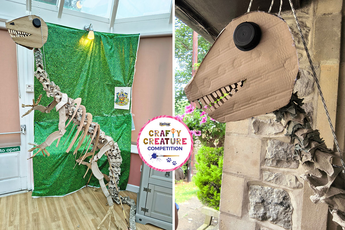 Loose Valley Care Home enters Nellsar Crafty Creature Competition
