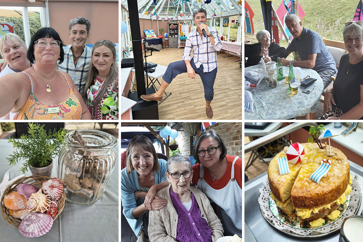 Summer seaside BBQ fun at Loose Valley Care Home